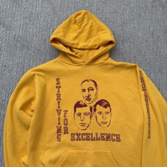 VTG 80s Russell Athletic MLK JFK RFK Hoodie Sweatshirt USA Civil Rights Rare L - Picture 2 of 9